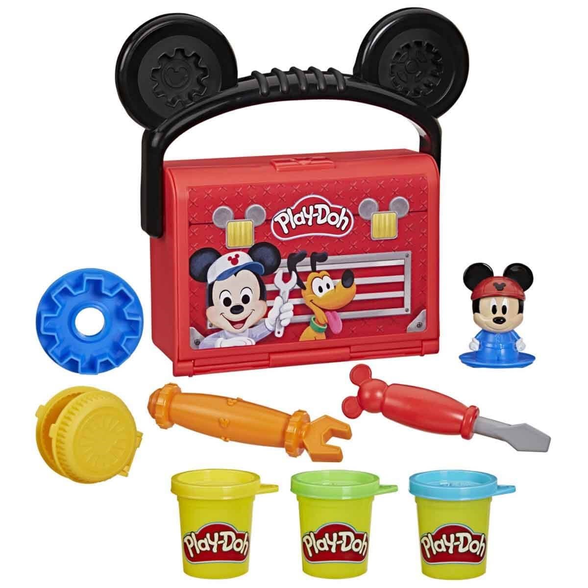 PLAY-DOH DISNEY JUNIOR MICKEY MOUSE & ON GO GARAGE PLAYSET G2326-G3109 Diğer G3109