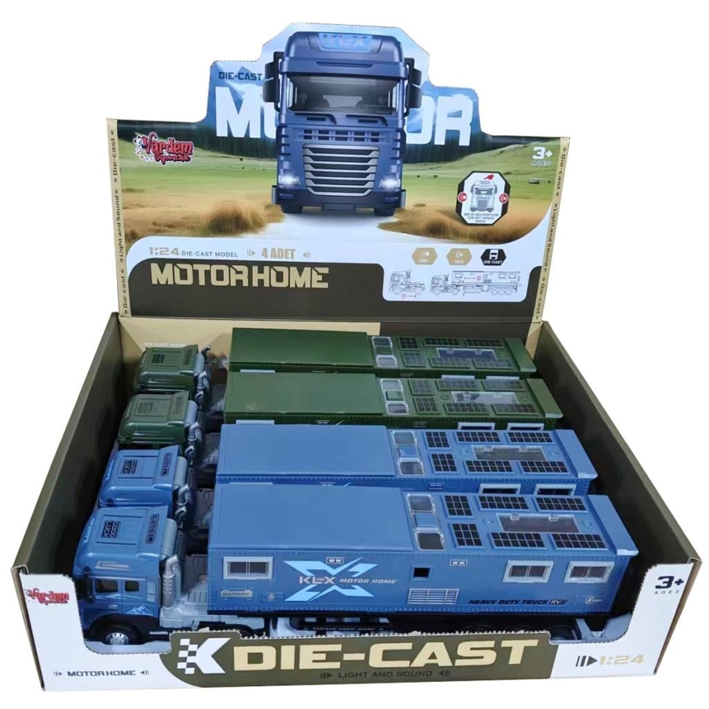 VARDEM SURTMELI DIE-CAST ISIKLI VE SESLI KARAVAN TIR 24 Diğer KLX800 24