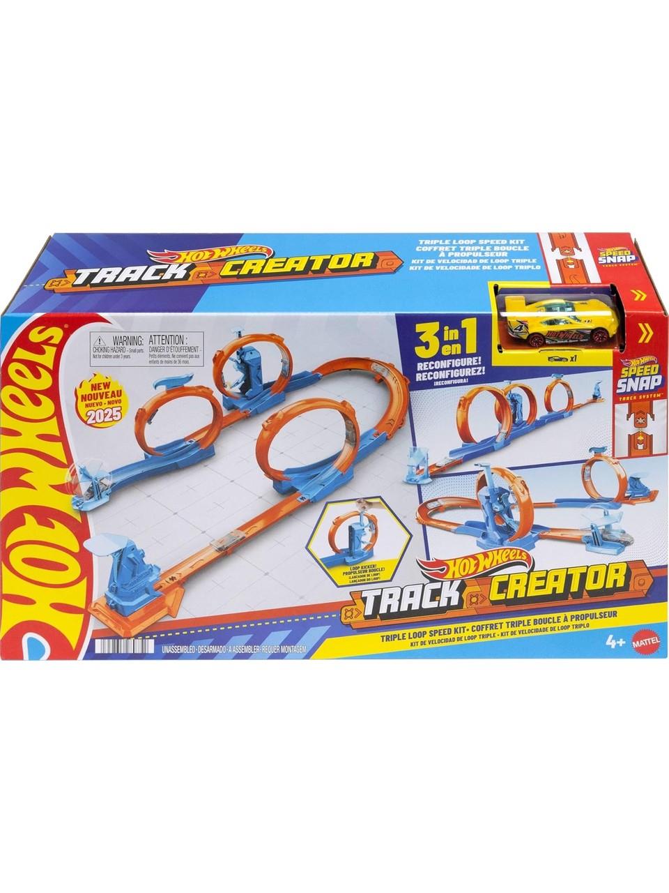HOT WHEELS TRACK CREATOR TRIPLE LOOP KIT JDW39 Diğer JDW39