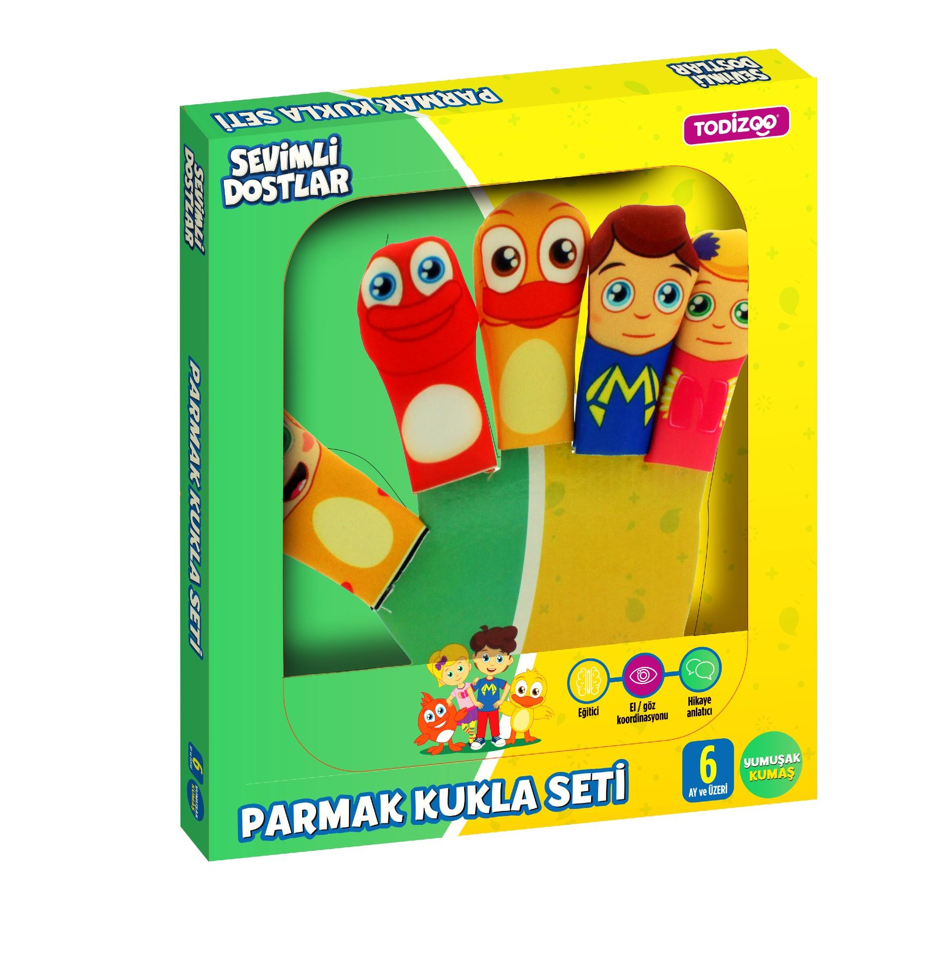 TODIZOO SEVIMLI DOSTLAR PELUS PARMAK KUKLASI Diğer 83926