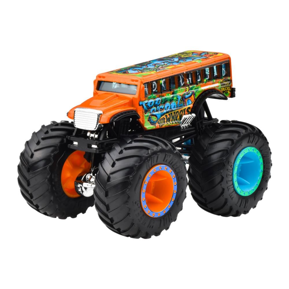 Hot Wheels 1:64 Monster Trucks Arabalar Tod School FYJ44-HTM41 Hot Wheels HTM41