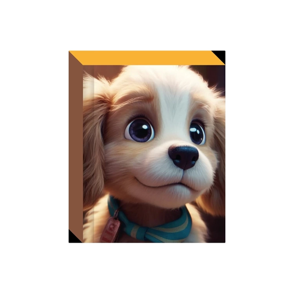 Lilamor Animal Mini Çizgisiz Not Defteri 4x5 120 Sayfa Bubu LLM ND0405 AN01