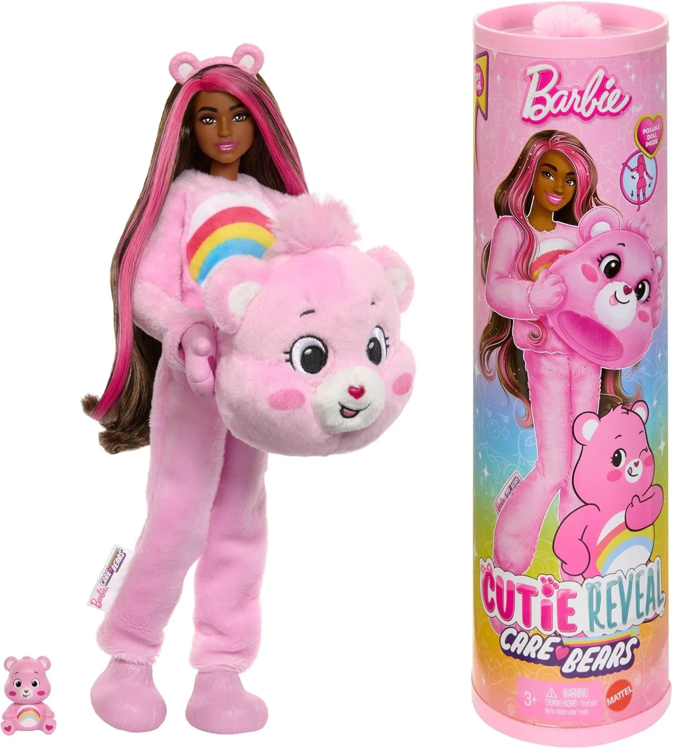 BARBIE CUTIE REVEAL CARE BEAR SERISI PEMBE JCN93-JCN95 Diğer JCN95