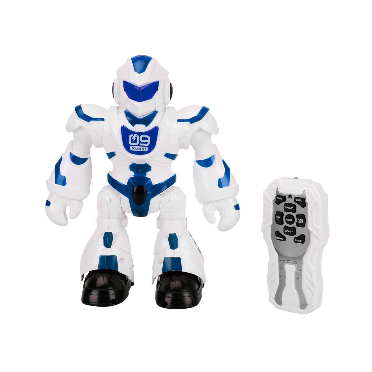 UZAKTAN KUMANDALI MUZIKLI VE ISIKLI PROGRAMLANABILIR ROBOT MAVI Diğer S01001912 M