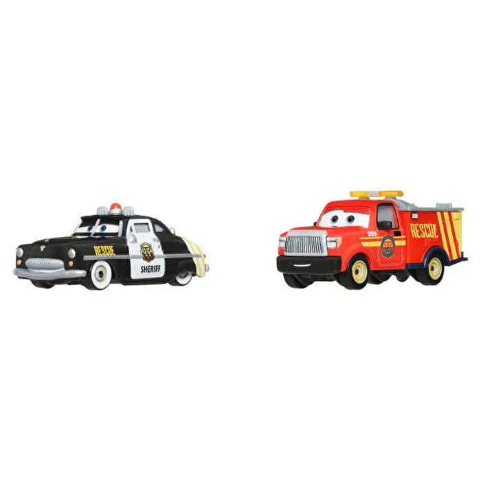 CARS IKILI KARAKTER ARACLAR SHERIFF & ADAM ROADRIGUEZ DXV99-JDH49 Diğer JDH49