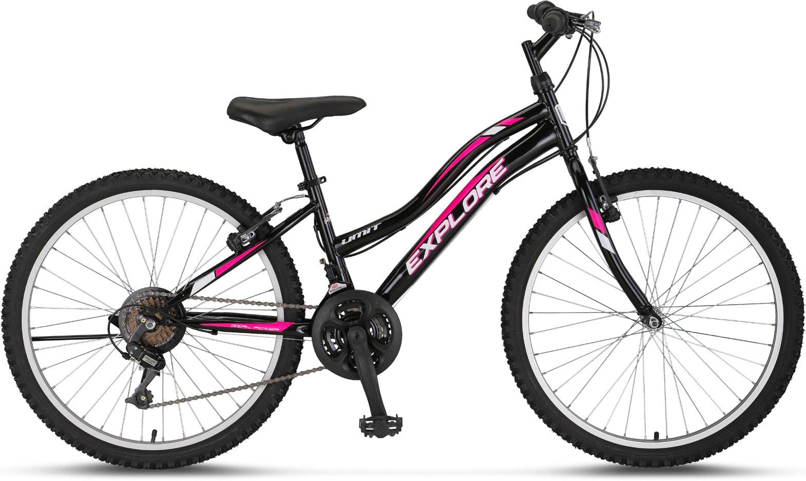 Ümit Explorer 52434 24 Jant Bisiklet Siyah Pembe Ümit EXP 24 SP
