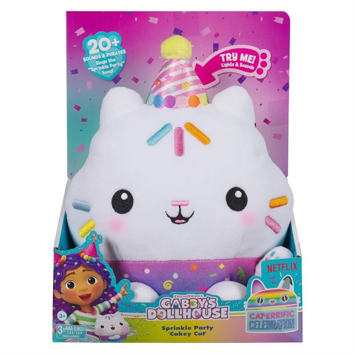 GABBY DOLLHOUSE INTERAKTIF CAKEY PELUS 25 CM Diğer SPM 6071152