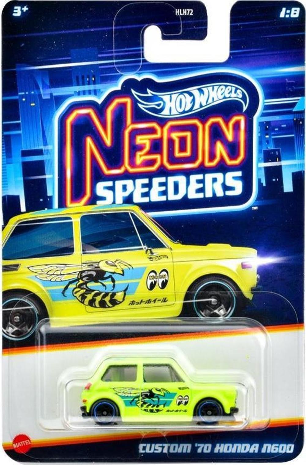 HOT WHEELS NEON SPEEDER ARABALAR CUSTOM 70 HONDA N6000 HLH72-JBY92 Diğer JBY92