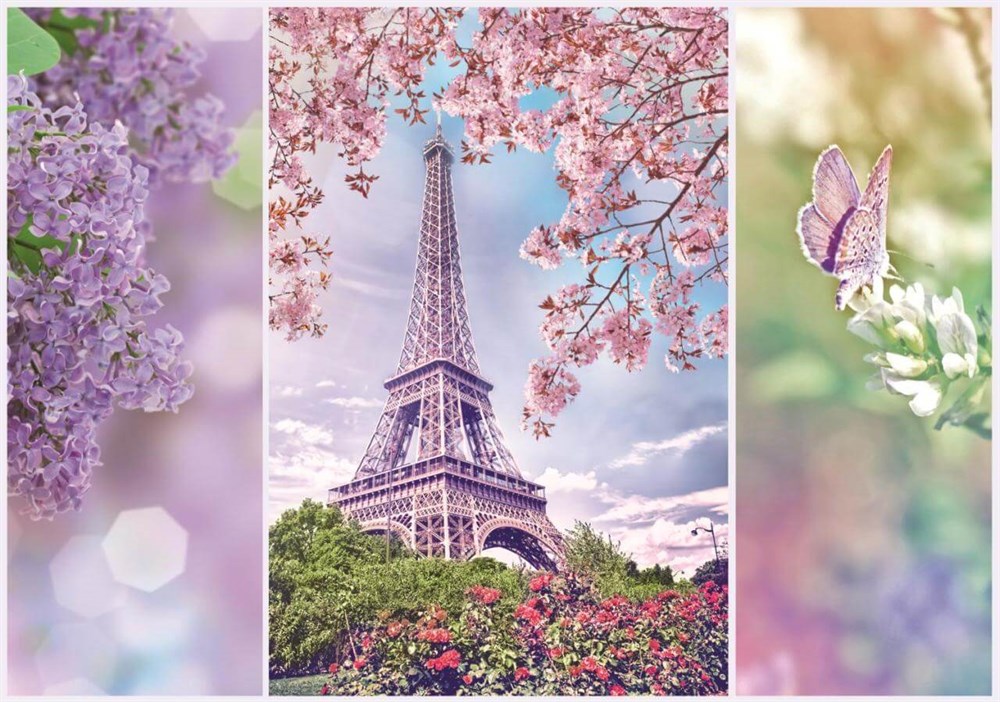 Art Puzzle 1000 Romantic Spring In Paris HD 10409 Art Puzzle HD 10409