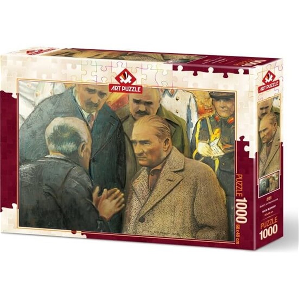 Art Puzzle 1000 Parça Atatürk Ve Depremzede Art Puzzle HD4589