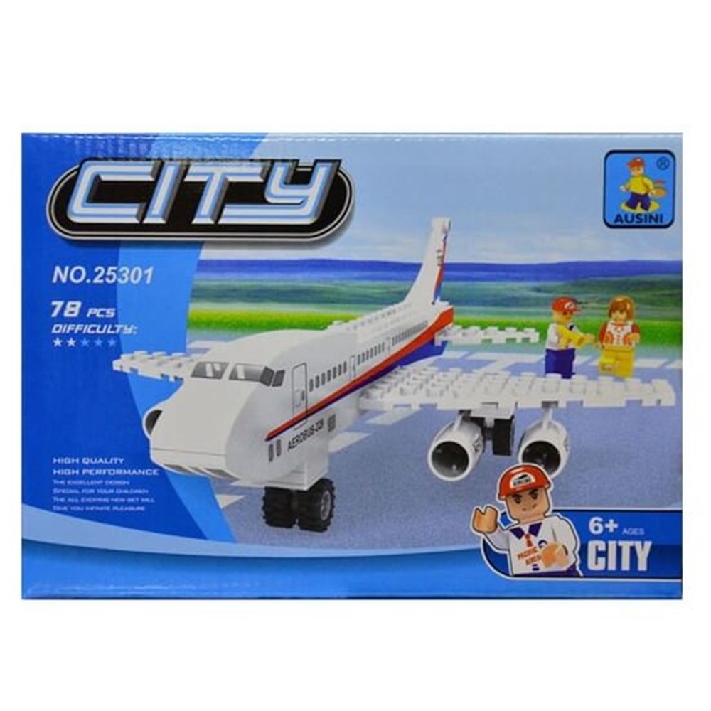 Bricks 78 Parça City Seti 25301 Ausini 25301