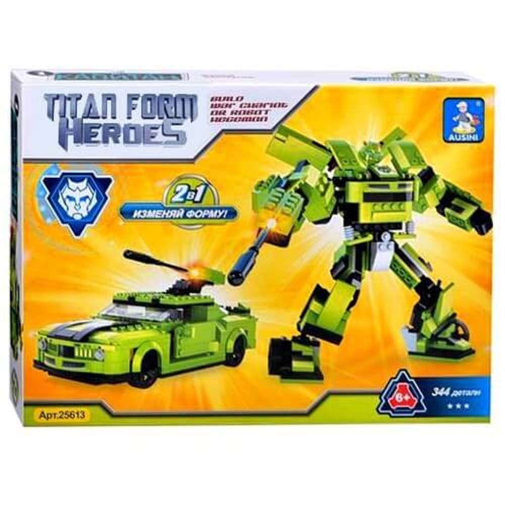 Ausini 344 Parça Robot Araba 25613 Ausini 25613