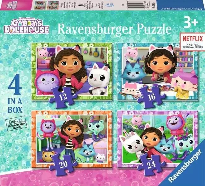 RAVENSBURGER 4IN1 GABBYS DOLLHOUSE PUZZLE Diğer RPX031436