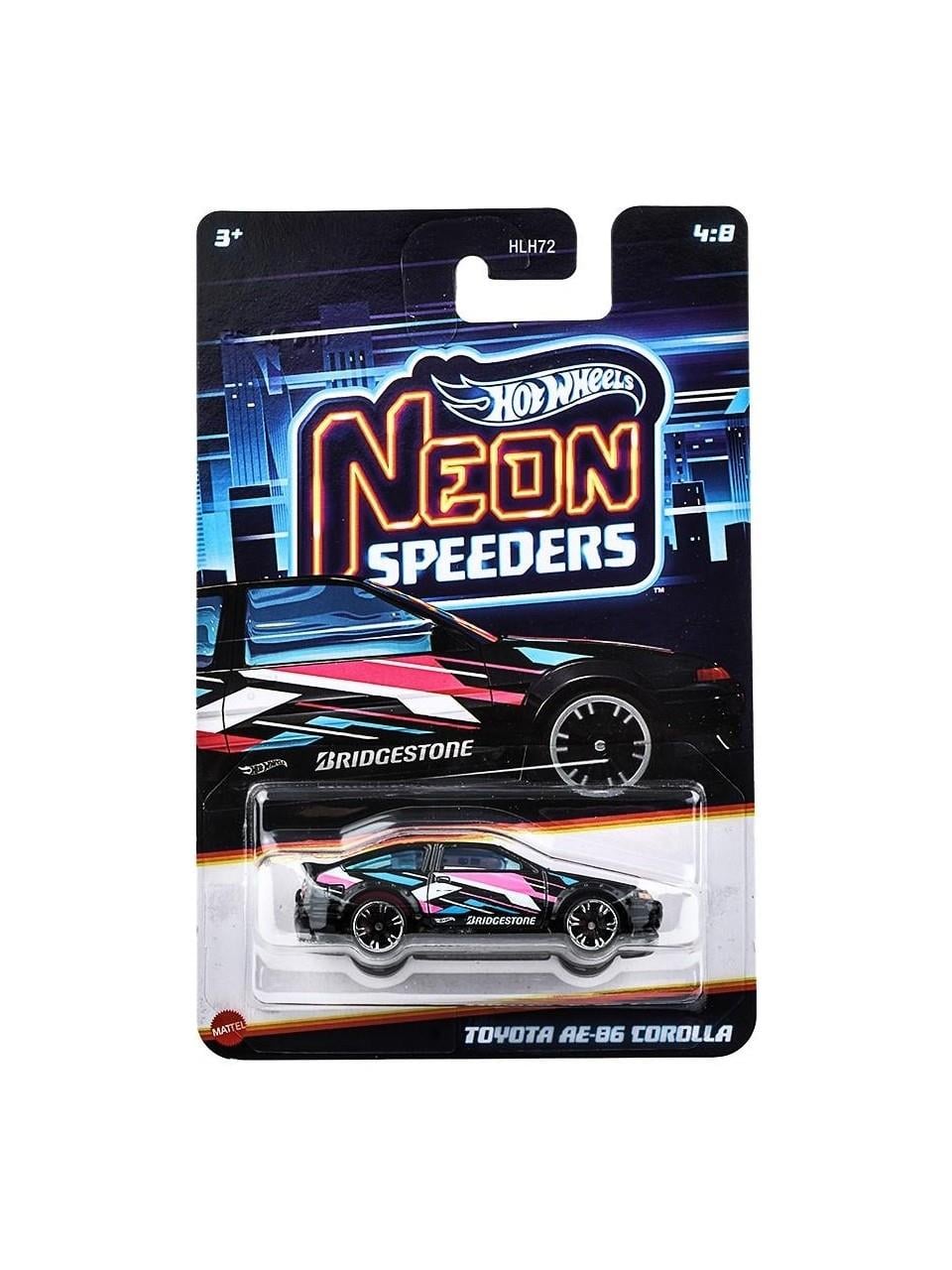 HOT WHEELS NEON YARISCILAR TOYOTA AE-B6 COROLLA HLH72-JCB03 Diğer JCB03