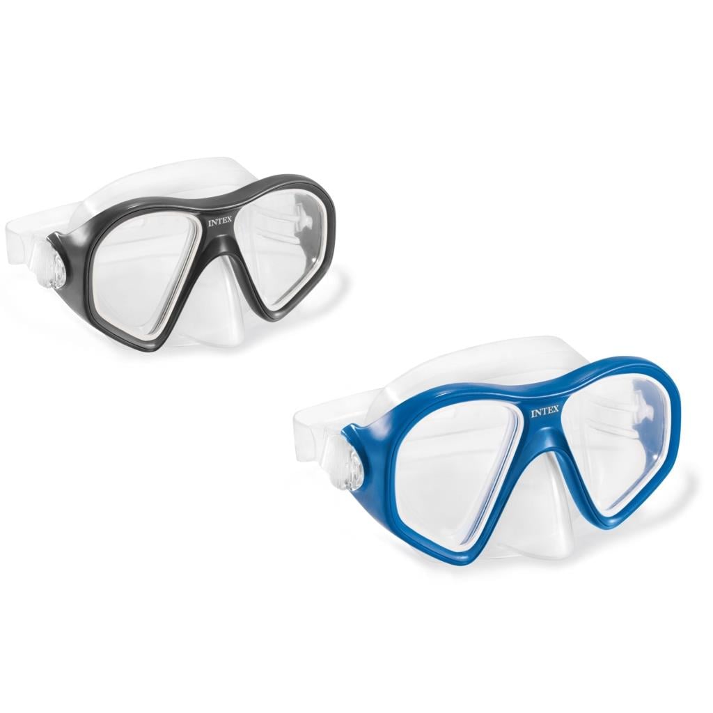 Intex Reef Rider Yüzücü Maskesi (Mavi -Siyah Renk) 14+ Yaş Intex 55977