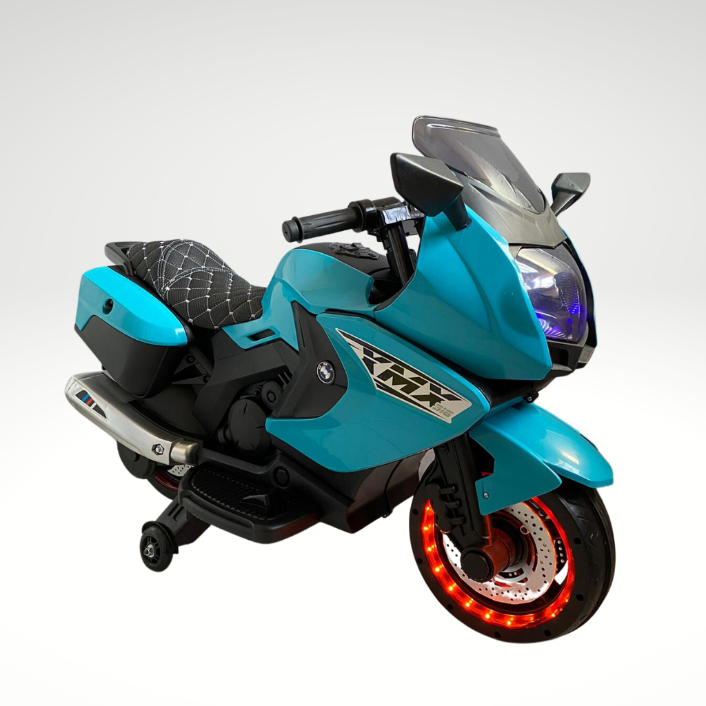 Babyhope 438 XMX-316 Akülü Motor 12v Turkuaz Babyhope BYB MT003 T