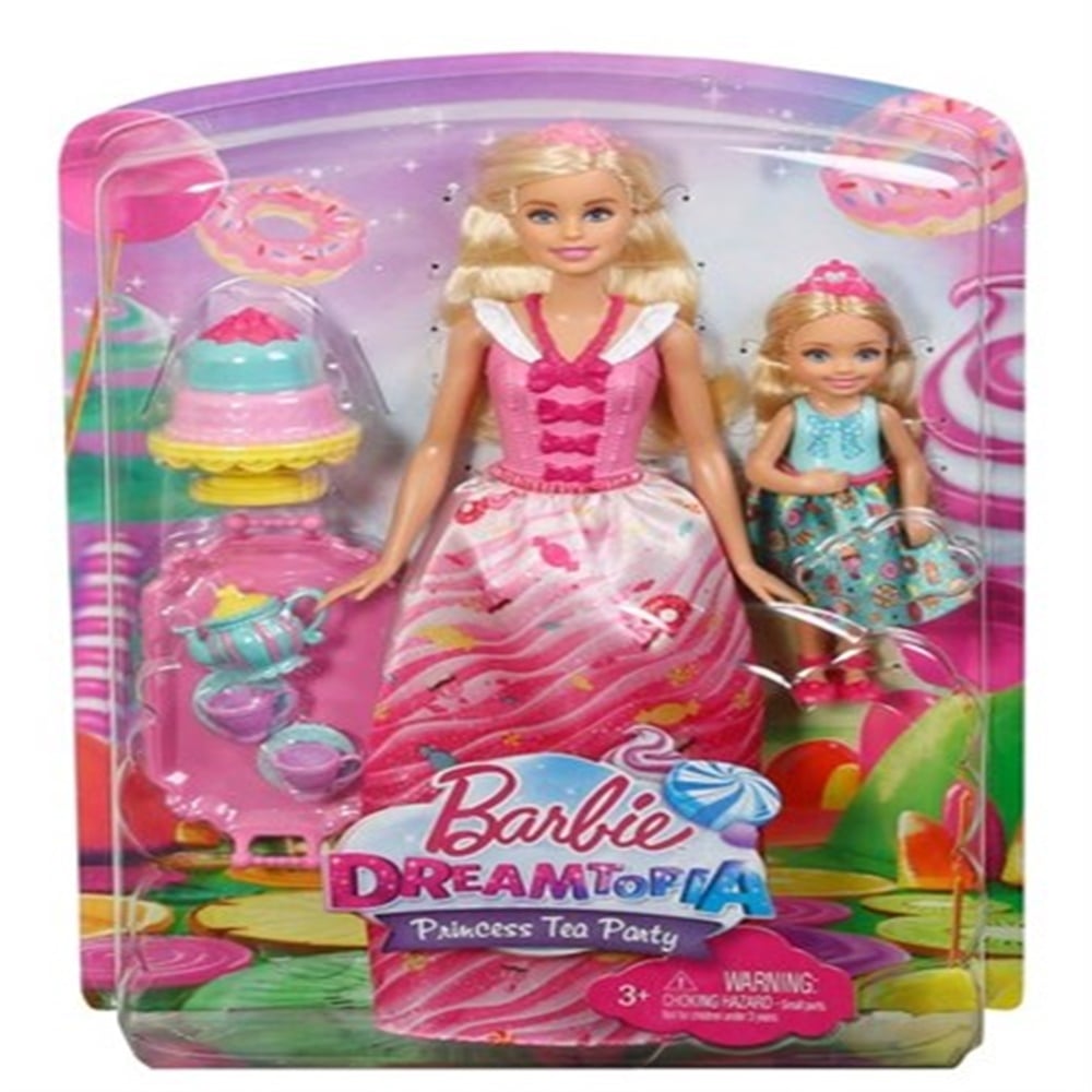 Barbie Dreamtopia Barbie ve Chelsea'nin Çay Partisi FDJ19