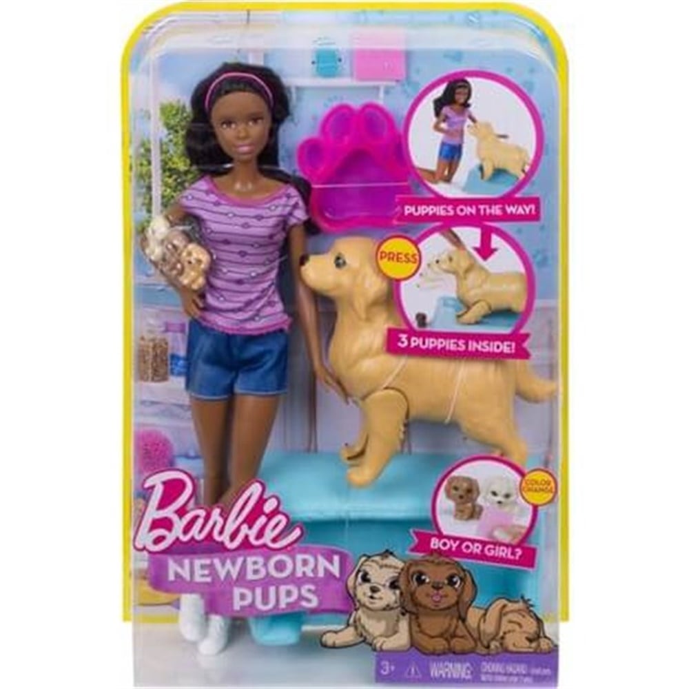 Barbie Ve Doğuran Köpeği Esmer FDD44 Barbie FDD44