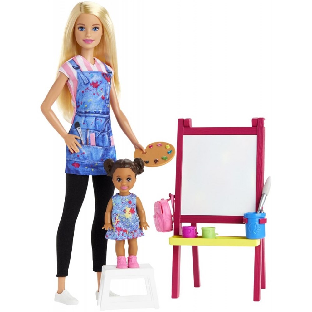 Barbie Ben Büyüyünce Oyun Seti Resim Oğretmeni Dhb63-Gjm29 Barbie GJM29