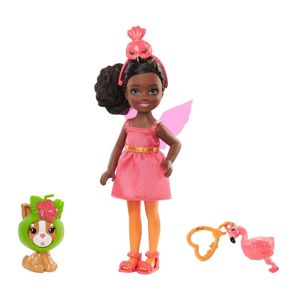 Barbie Kostümlü Chelsea ve Hayvancığı Oyun Setleri GHV69-GJW30 Barbie GJW30
