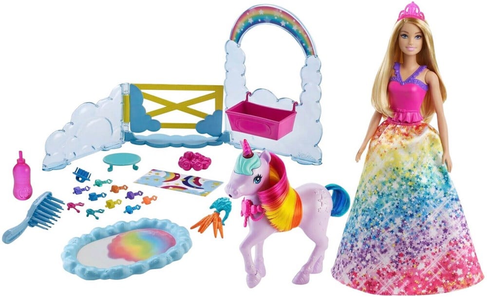 Barbie Dreamtopia Bebek ve Tek Boynuzlu At GTG01 Barbie GTG01
