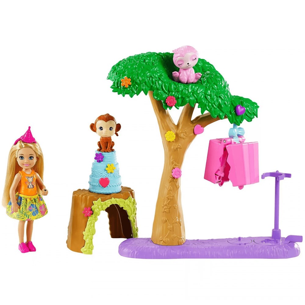 Barbie ve Chelsea Kayıp Doğum Günü Parti Eğlencesi Oyun Seti GTM84 Barbie GTM84