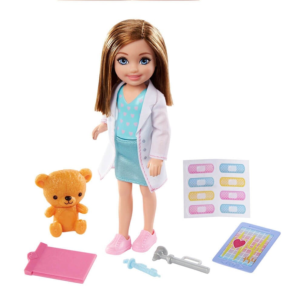 Barbie Chelsea Meslekleri Ögreniyor Bebek Serisi GTN86-GTN88 Barbie GTN88