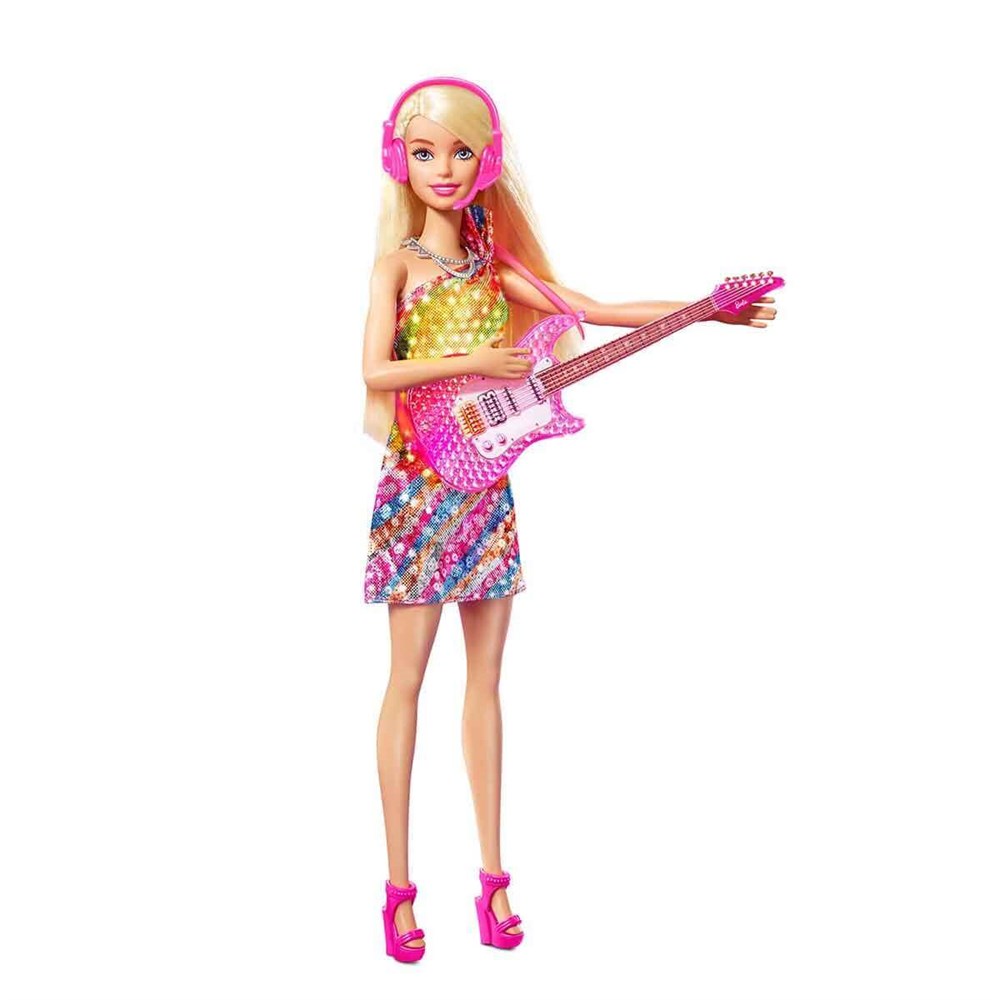 Barbie Büyük Hayaller Serisi Barbie Malibu Sarkıcı Bebek GYJ23 Barbie GYJ23