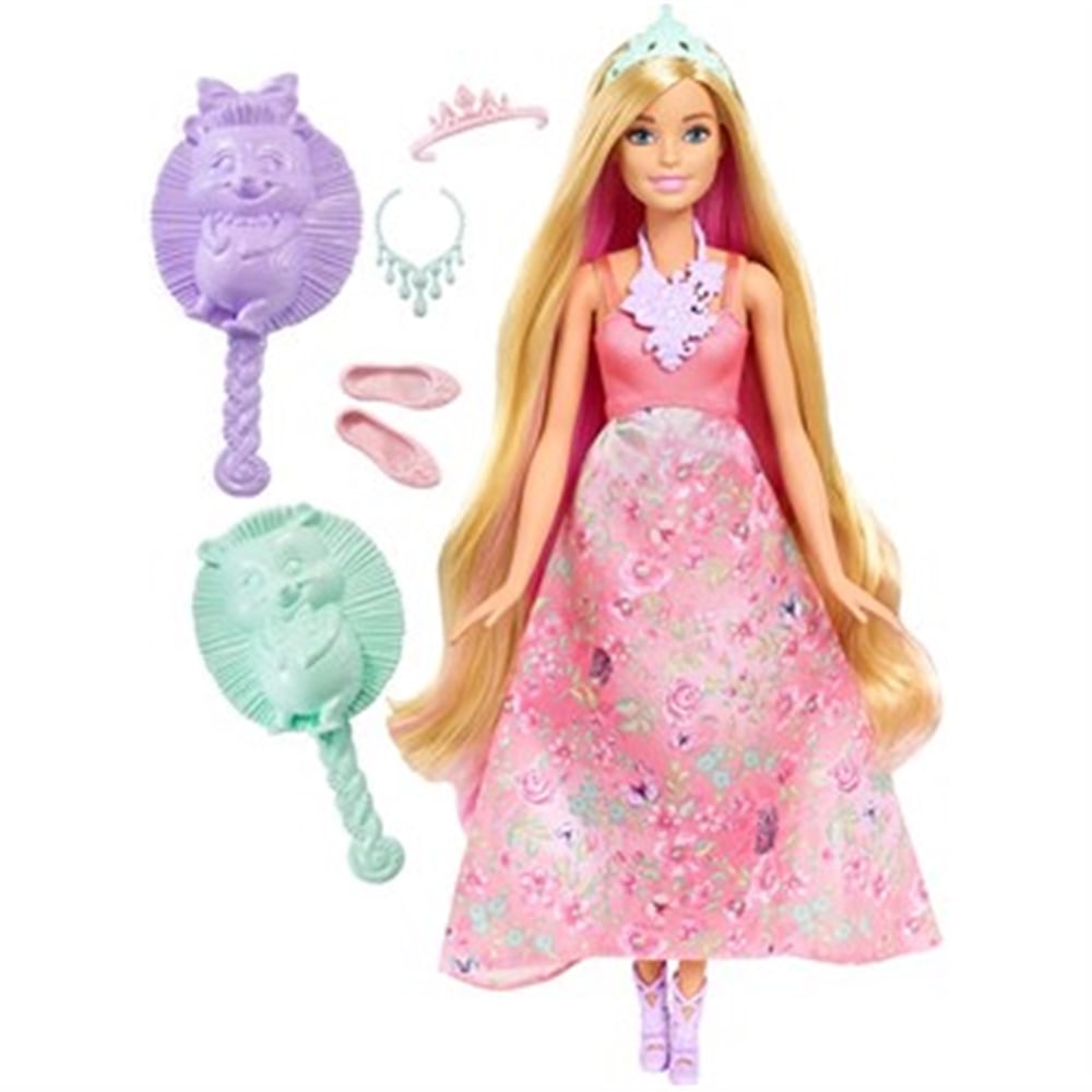 Barbie Hayaller Ülkesi Renkli Saçlı Prenses DWH42