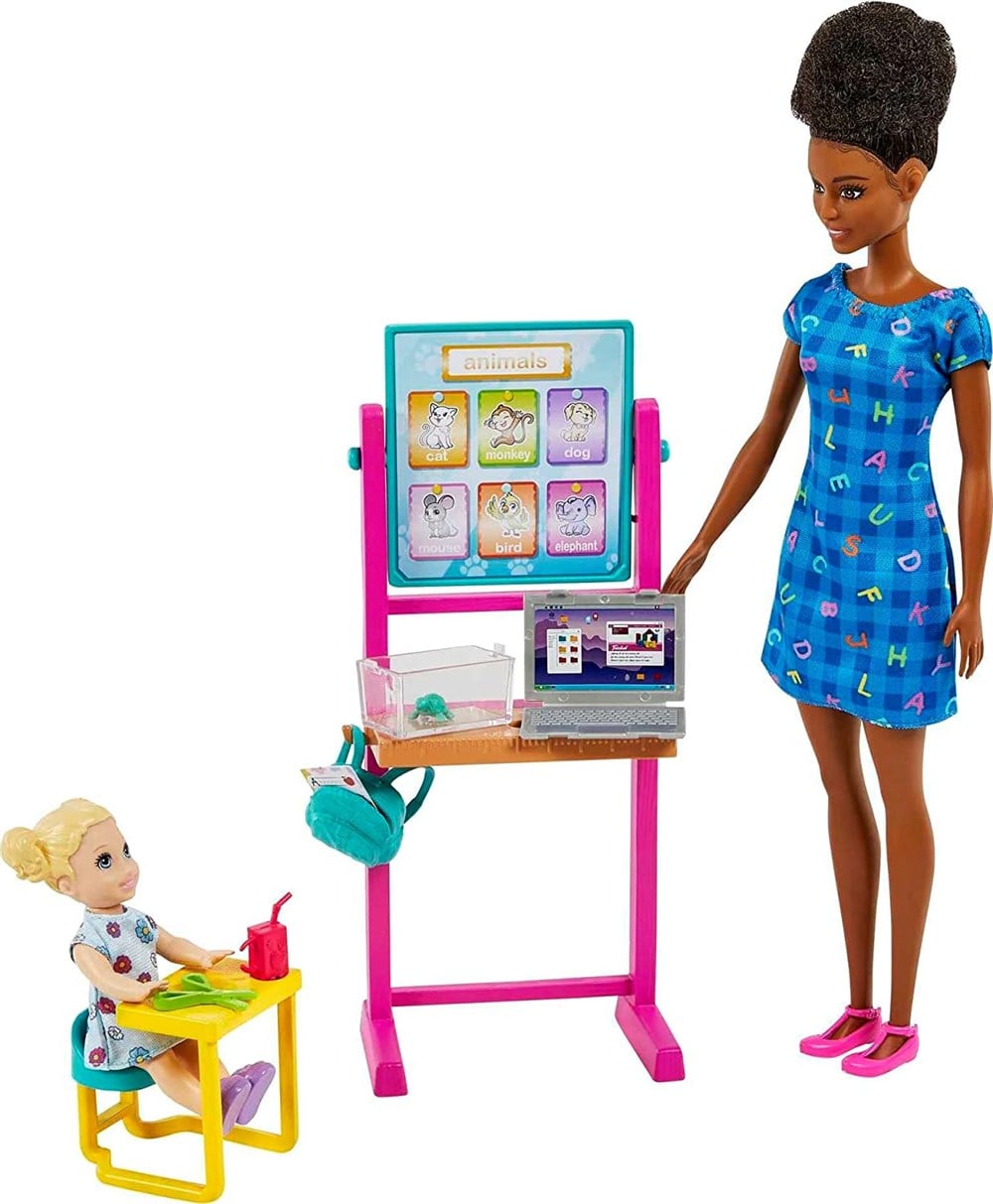 Barbie Ben Büyüyünce Oyun Seti Öğretmen, Siyah Saçlı  DHB63-HCN20 Barbie HCN20