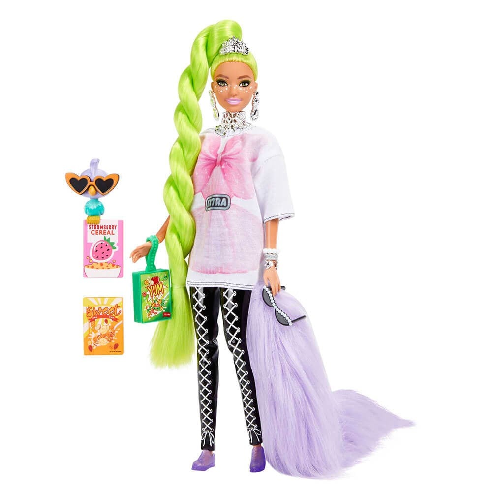 Barbie Extra Neon Saçlı Bebek HDJ44 Barbie HDJ44