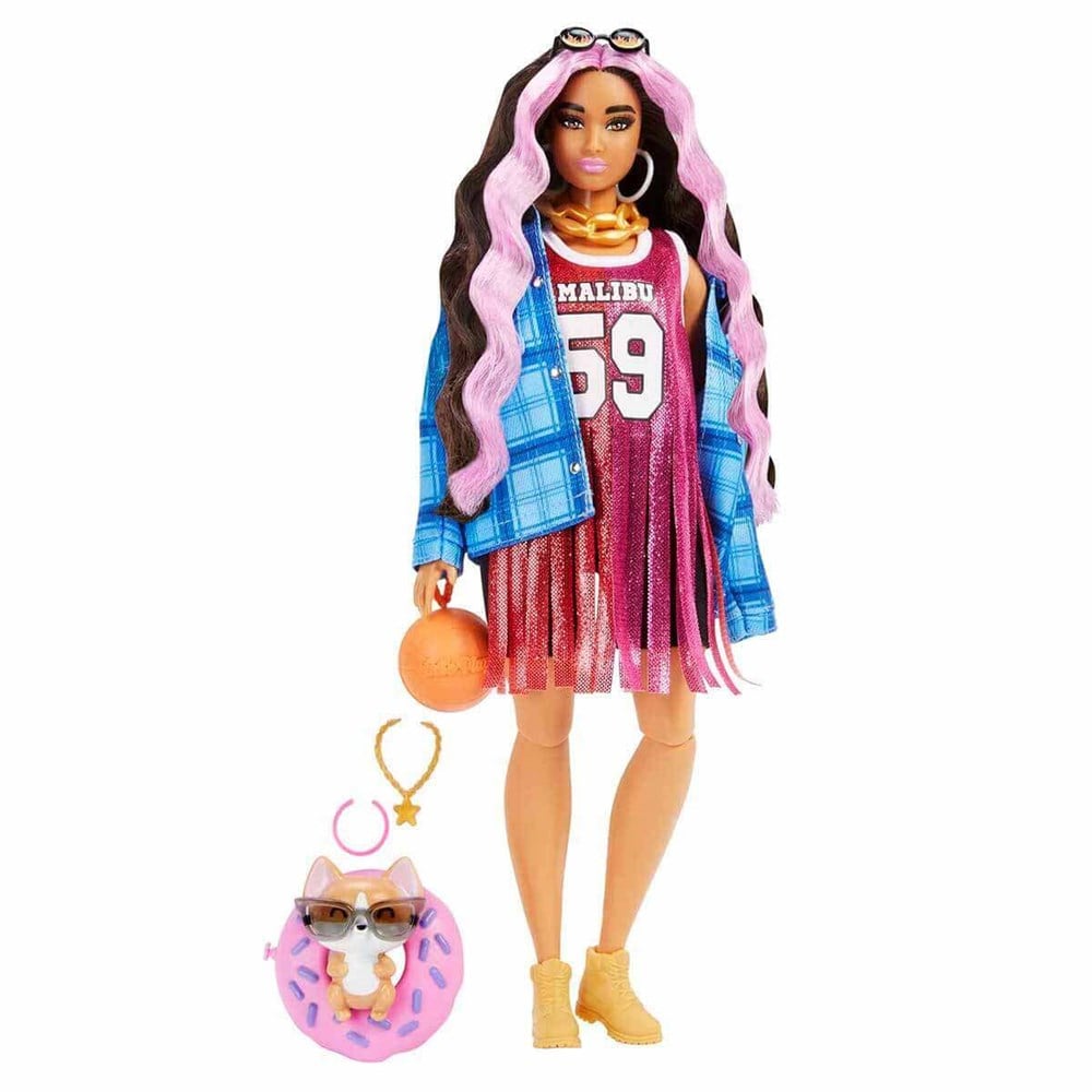 BARBIE EXTRA EKOSE CEKETLI BEBEK HDJ46 Barbie HDJ46