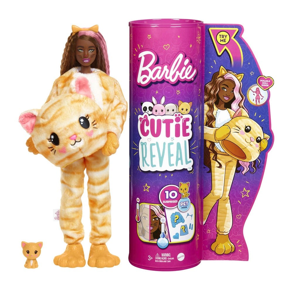 Barbie Cutie Reveal Bebekler Kedi HHG18-HHG20 Barbie HHG20