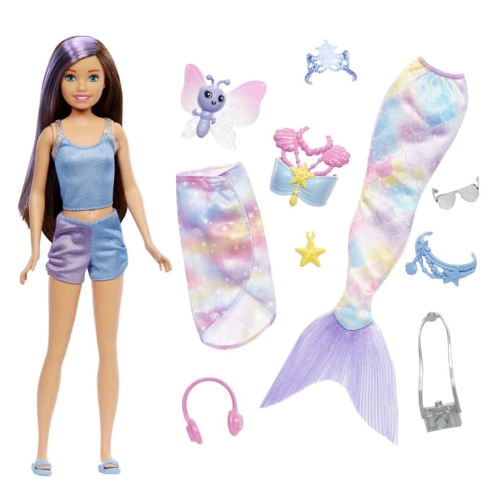 Barbie'nin Kız Kardeşleri Deniz Kızı Oluyor Oyun Seti HHG54-HHG55 Barbie HHG55