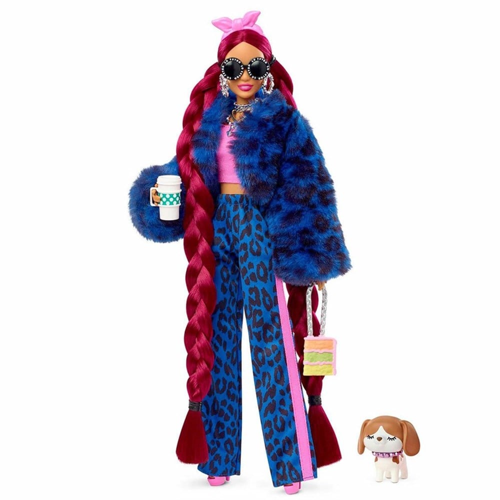Barbie Extra Pembe Bandanalı Bebek HHN09 Barbie HHN09