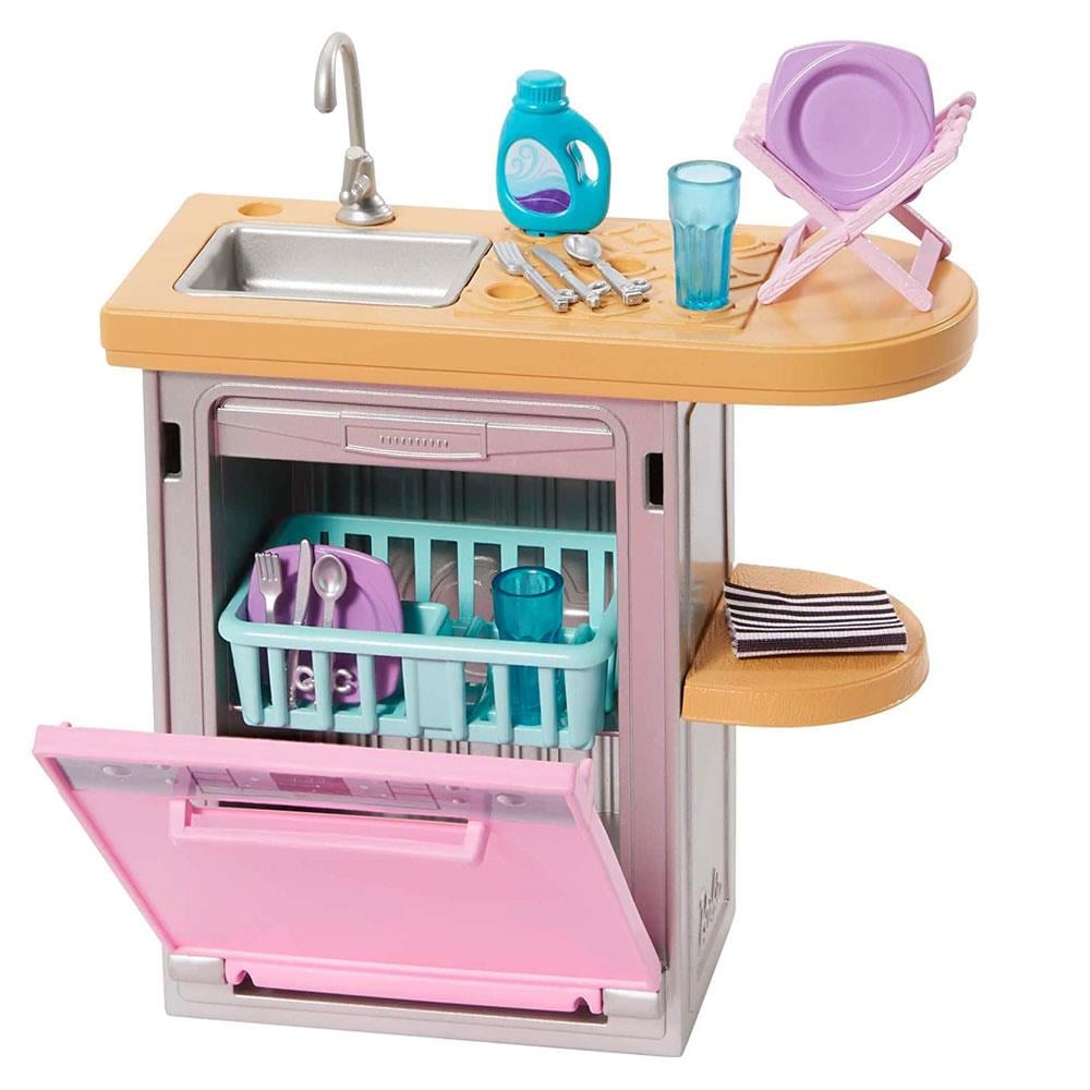Barbie'nin Ev Dekorasyonu Oyun Setleri HJV32-HJV34 Barbie HJV34