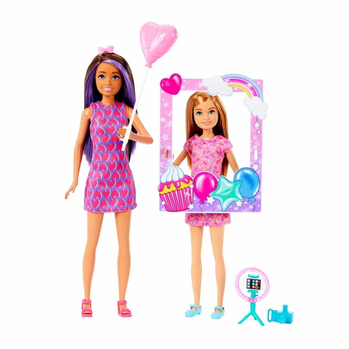 Barbie Skipper ve Stacie Doğum Günü Eğlencesi HKB12 Barbie HKB12