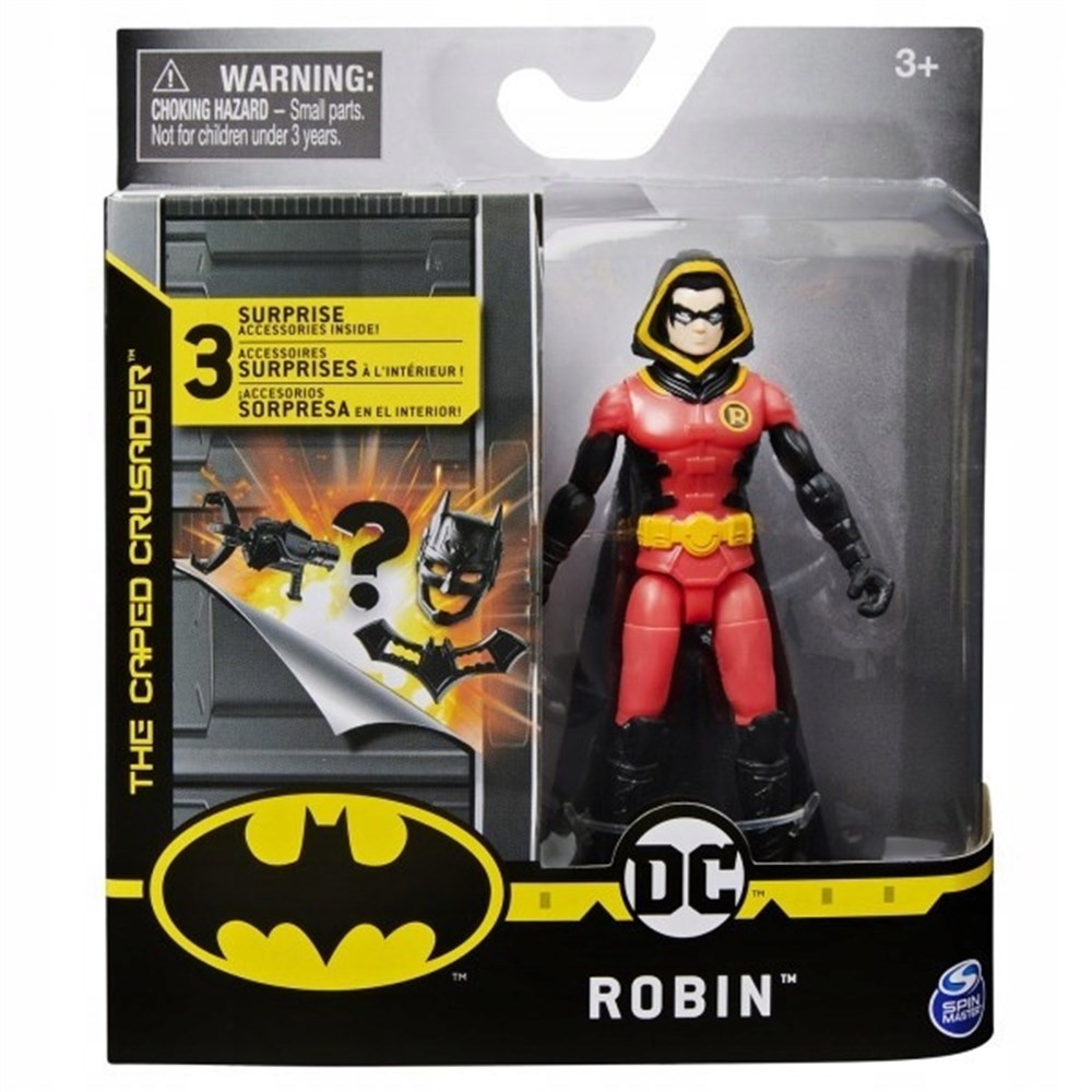 Batman Figür Sürpriz Aksesuarlı 10 Cm Robin 20125780 Batman SPIN 20125780