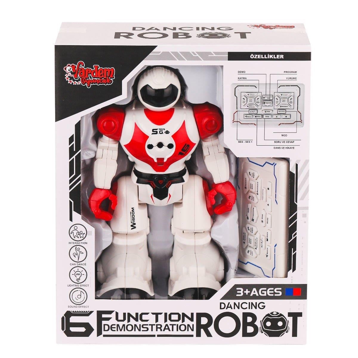 SARJLI SESLI DANSCI INTERAKTIF ROBOT 606 29 KIRMIZI Diğer GGE 606 29 K