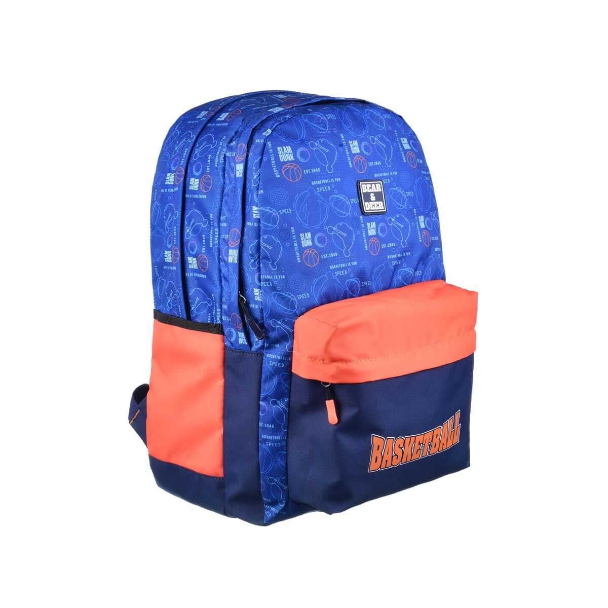 Bear & Deer Boo Lacivert Çift Gözlü Sırt Çantası BD-CN0216 Bear & Deer BD CN0216