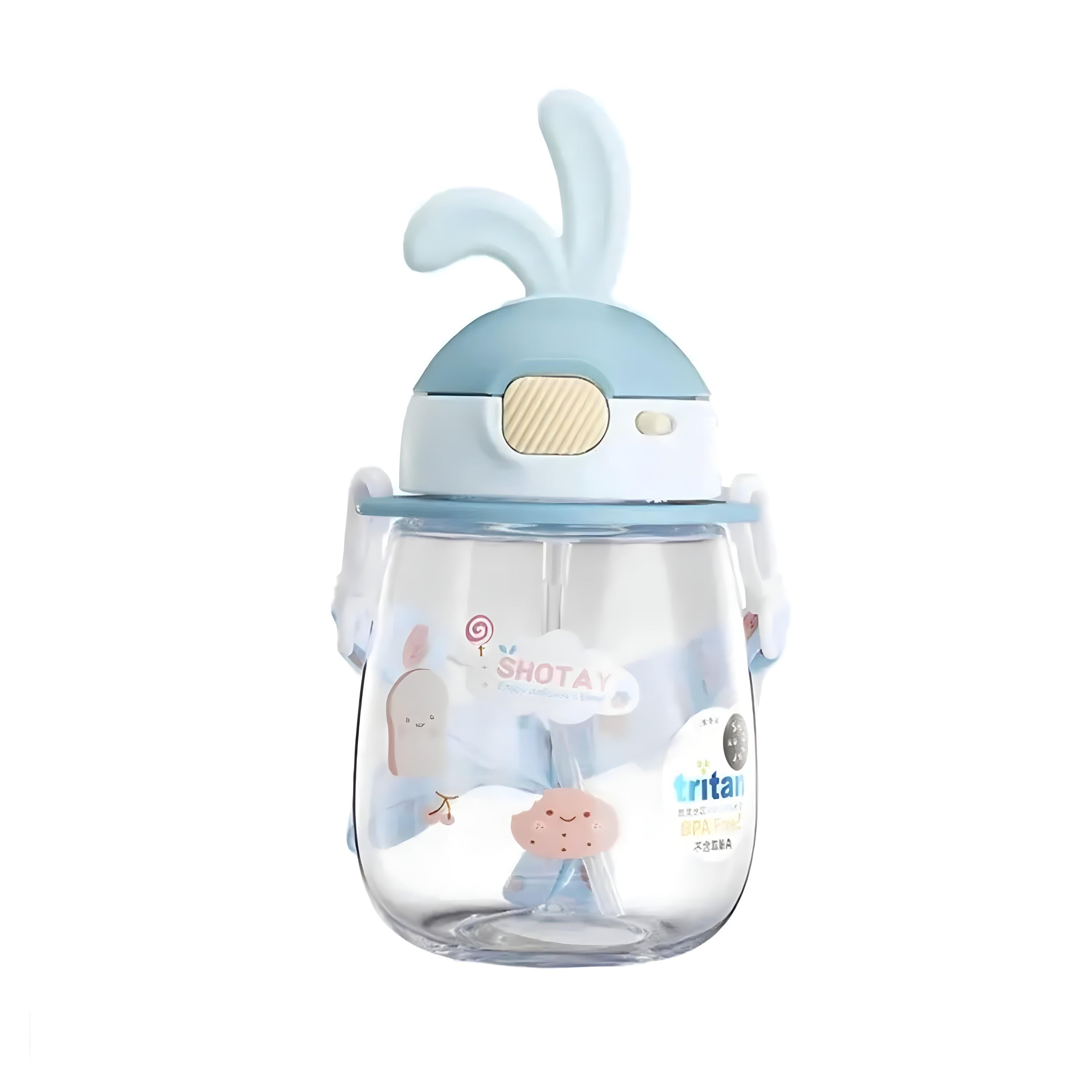 Bear & Deer Shotay Rabbit Tritan Matara 600 ml Yeşil BD-MTSHT7008-3 Bear & Deer BD MTSHT7008 3