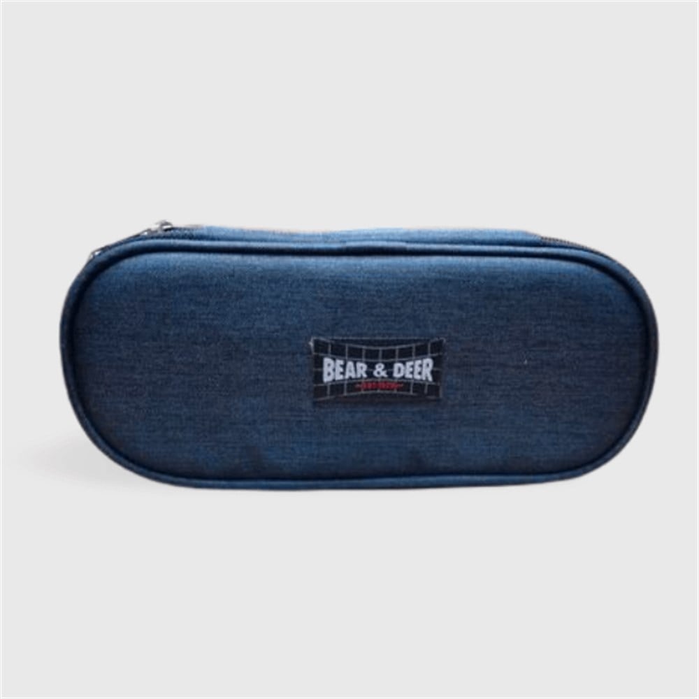 B&D Elips Kalem Çantası 6 Renk Bear & Deer KCS073