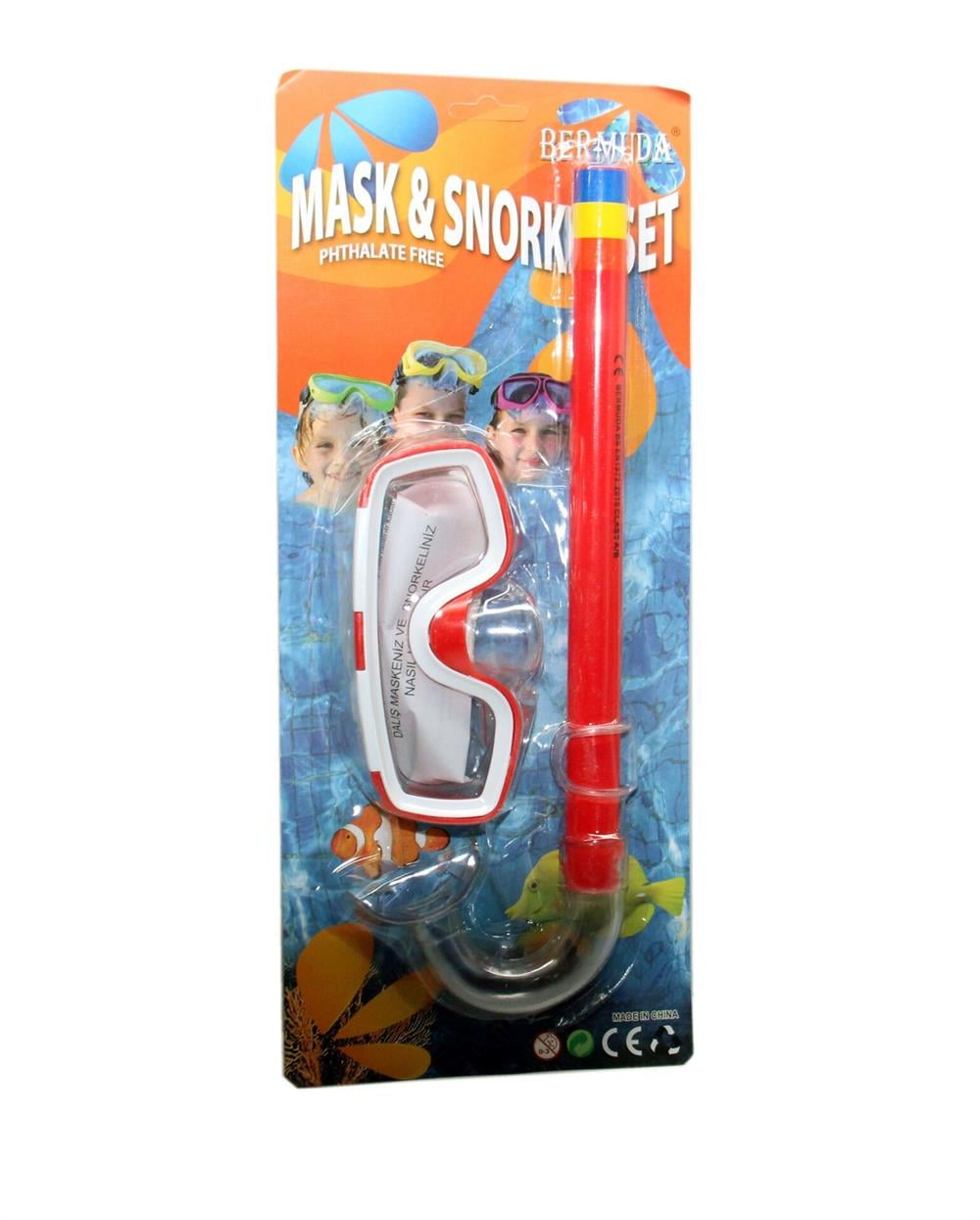 Bermuda BC Maske Şnorkel Set AK406 140 BC Bermuda AK406 140 BC