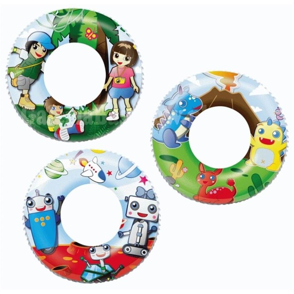 Bestway 36014 Macera Adası Desenli Simit 61 Cm