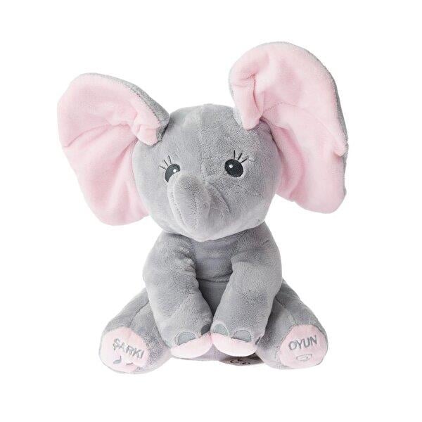 Babycim Neşeli Oyuncu Fil 30 cm Gri Birlik Oyuncak E1732027