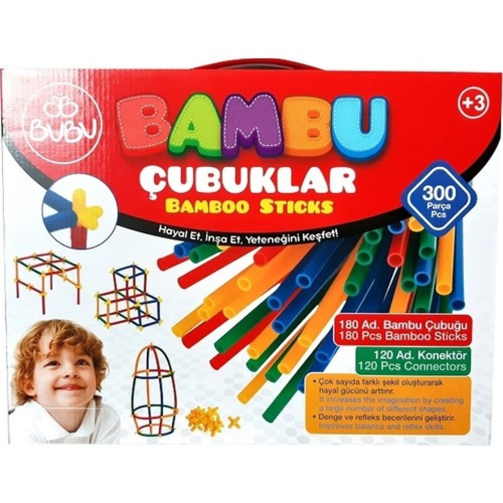 Bubu Bambu Çubuklar 300 Parça Bubu BC0001