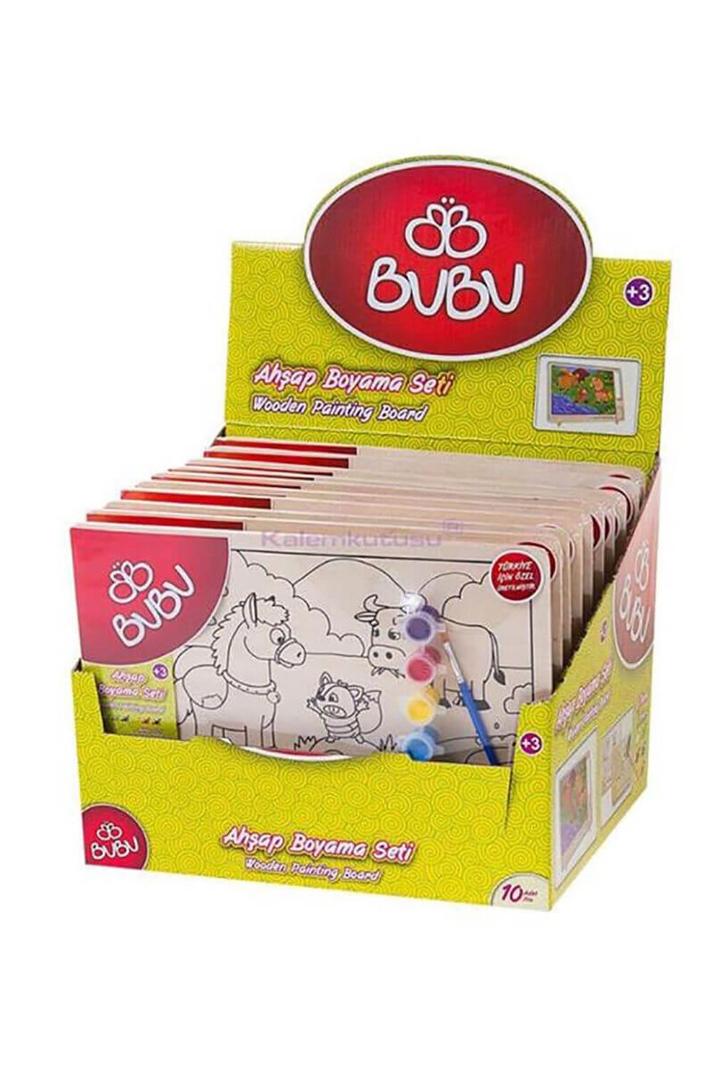 Bubu Ahşap Boyama Standı Abs001 Bubu BUBU ABS001