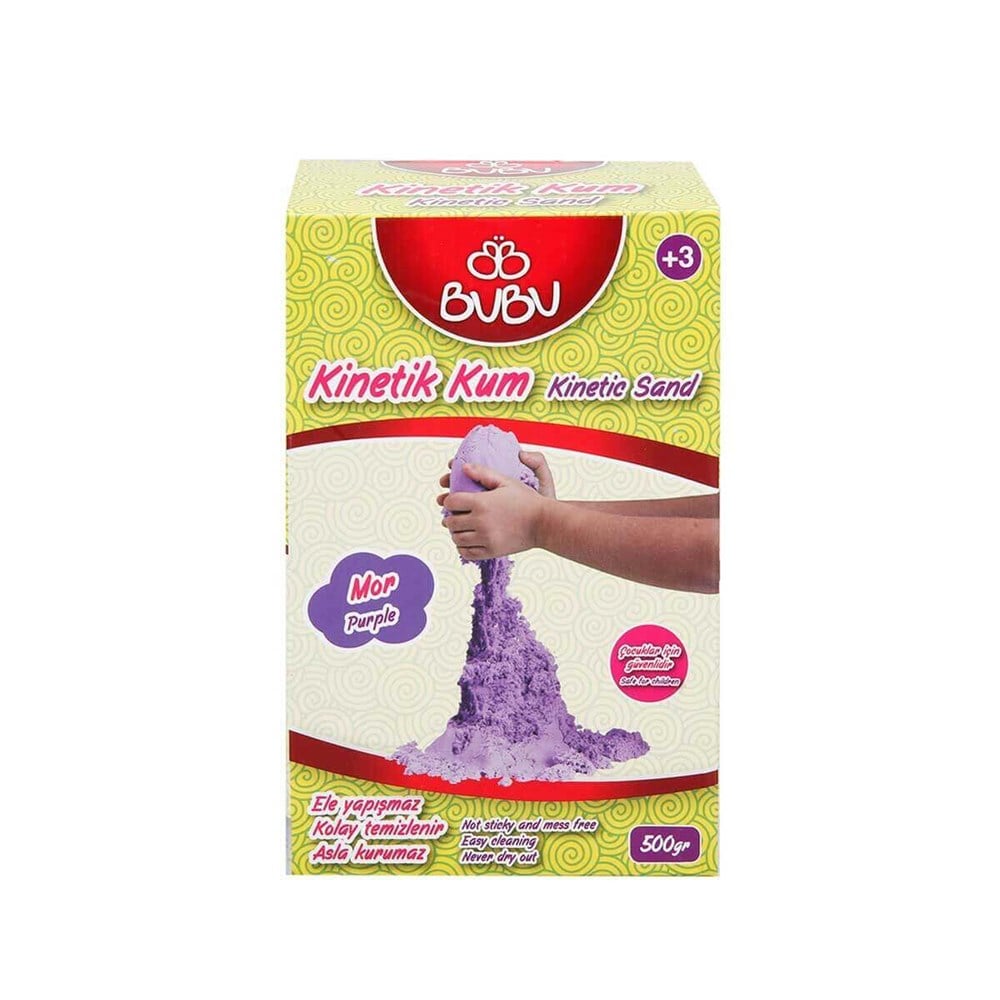 Bubu Kinetik Kum 500 Gr Mor Bubu BUBUKU0004
