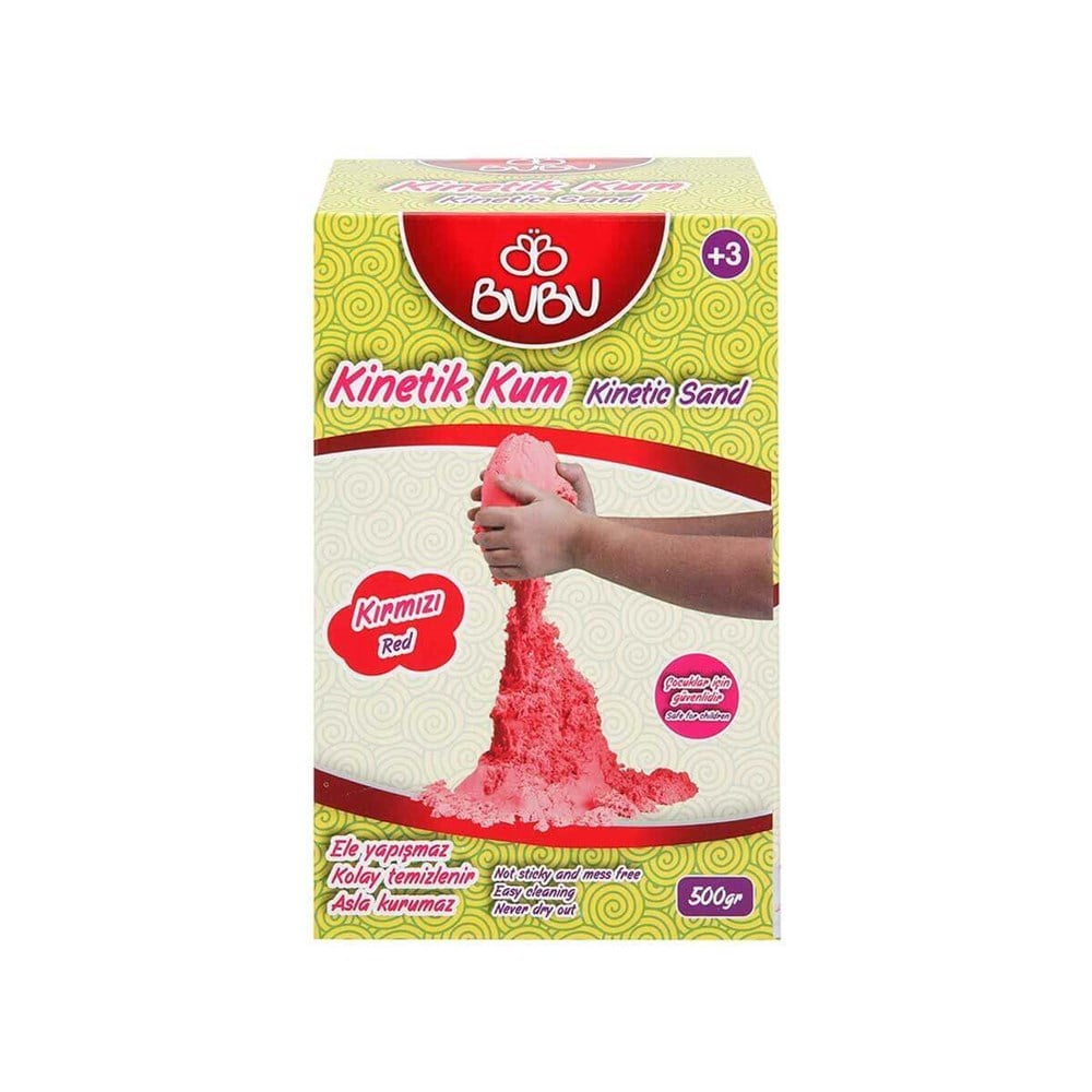 Bubu Kinetik Kum 500 Gr Kırmızı Bubu BUBUKU0006