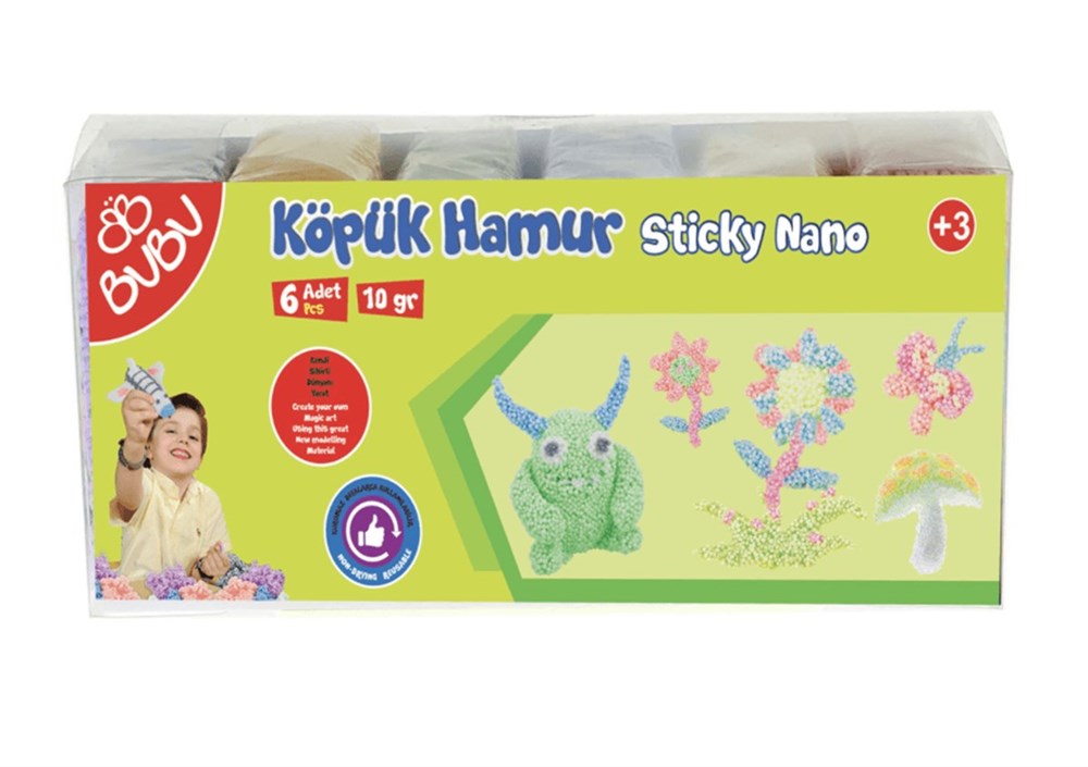 Bubu Köpük Hamur 6lı 10Gr. Bubu HA0004